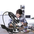Digital USB Microscope with Carrying Case & Metal Stand, Wide Compatibity, Windows, Mac, Linux, Andriod