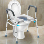 Elderly Friendly Adjustable Portable Toilet Seat
