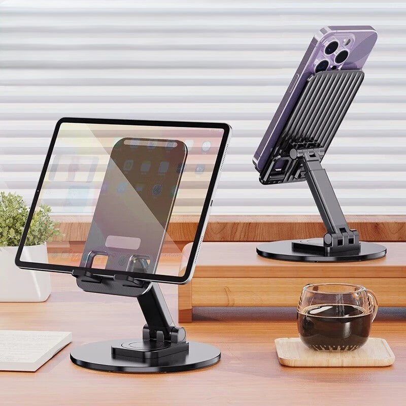 No Slip Rotating Foldable Metal Tablet Phone Stand