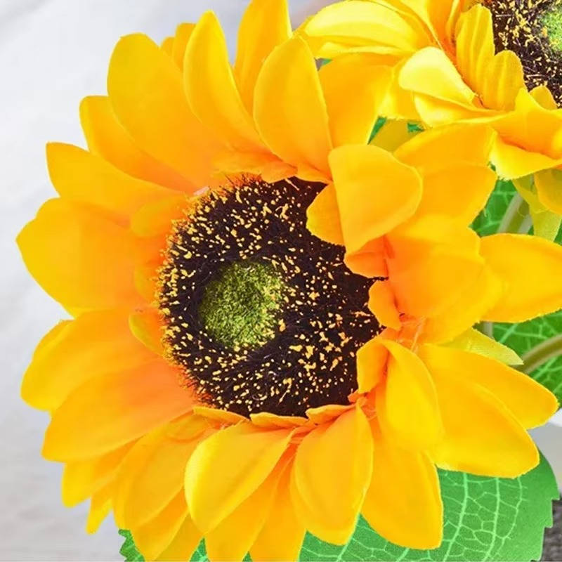 Rechargeable Sunflower LED Night Light with Two Brightness Levels