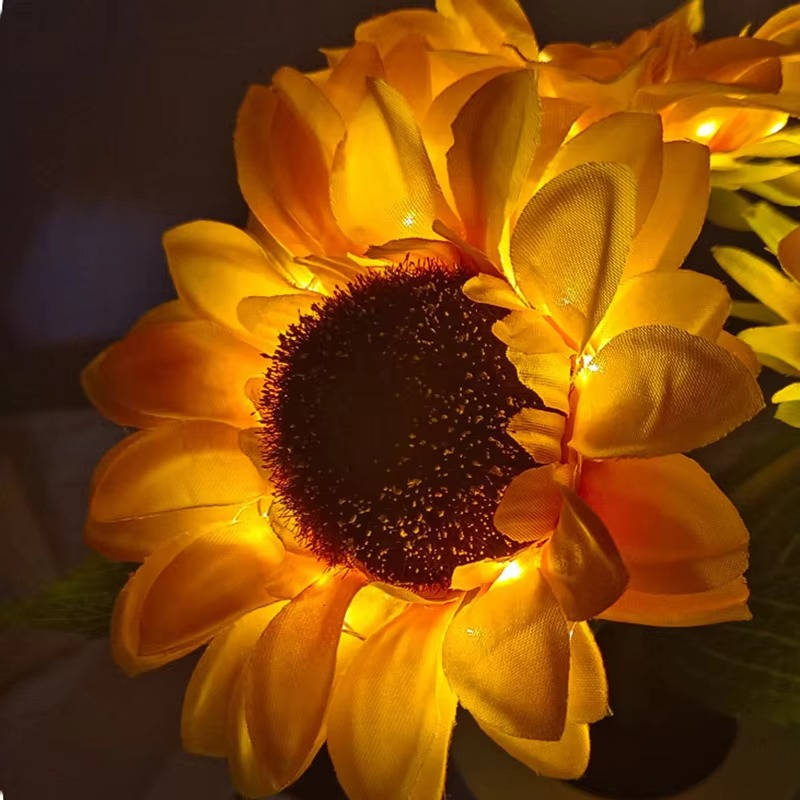 Rechargeable Sunflower LED Night Light with Two Brightness Levels