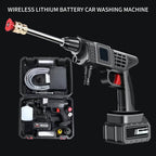 Cordless Portable High Pressure Spray Water Gun Set | Ideal for Cleaning Cars, Patios & Garden Furniture