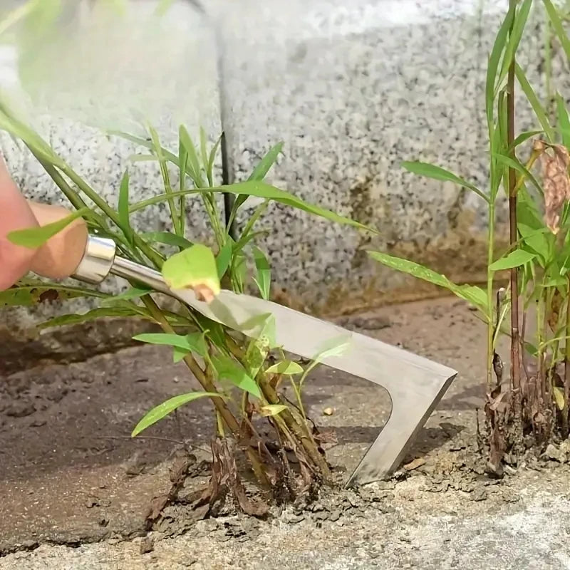 Multifunctional Weed Puller Tool for Brick Joints