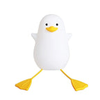 Duck LED Night Lamp – USB Rechargeable Silicone Light with Touch Sensor & Timer, Perfect for Kids' Bedrooms and Thoughtful Gifts