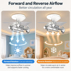 Sky Captain Helicopter Ceiling Fan Light