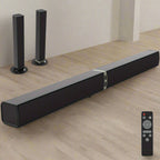 Channel TV Sound Bar – 50W 2.0 Wireless Home Audio System with ARC/Optical/AUX Connections, Premium Surround Sound for Smart TV Entertainment
