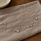 Melting Ice Floating Pendant Necklace
