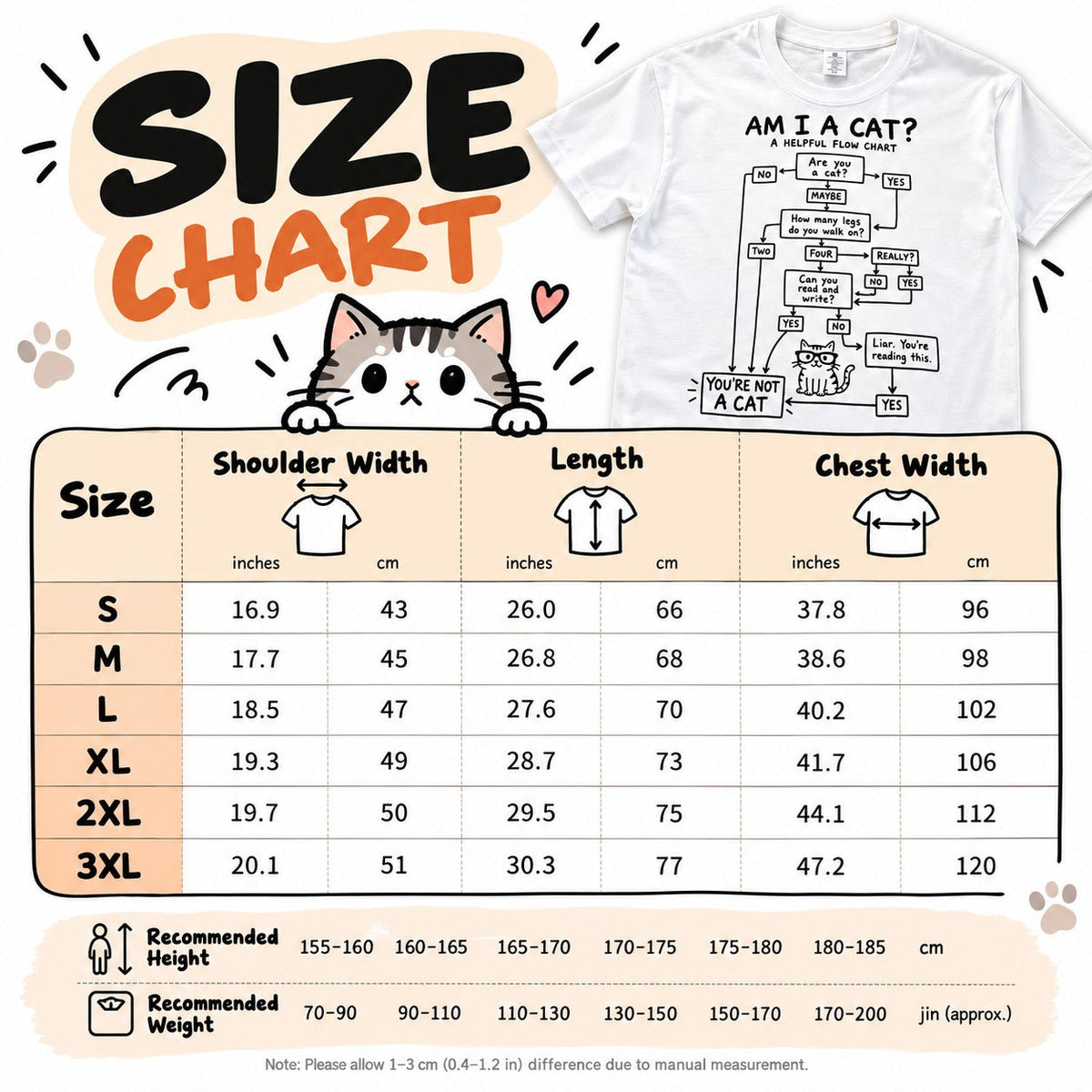 How to Know You’re a Cat T-Shirt