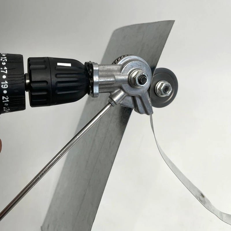 Electric Drill Plate Cutter - Metal Nibbler Drill Attachment with Adapter