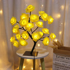 24 LED Rose Tree Table Lamp with Adjustable Branches