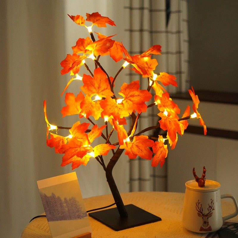 24 LED Rose Tree Table Lamp with Adjustable Branches
