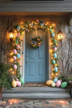 Lighted Easter Egg Garland