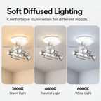 Sky Captain Helicopter Ceiling Fan Light