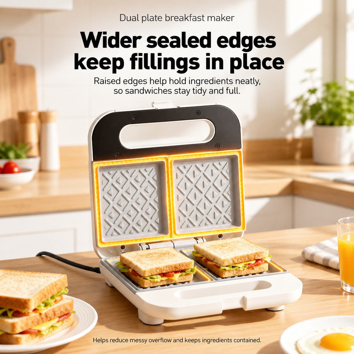 Breakfast in a Snap Sandwich Press