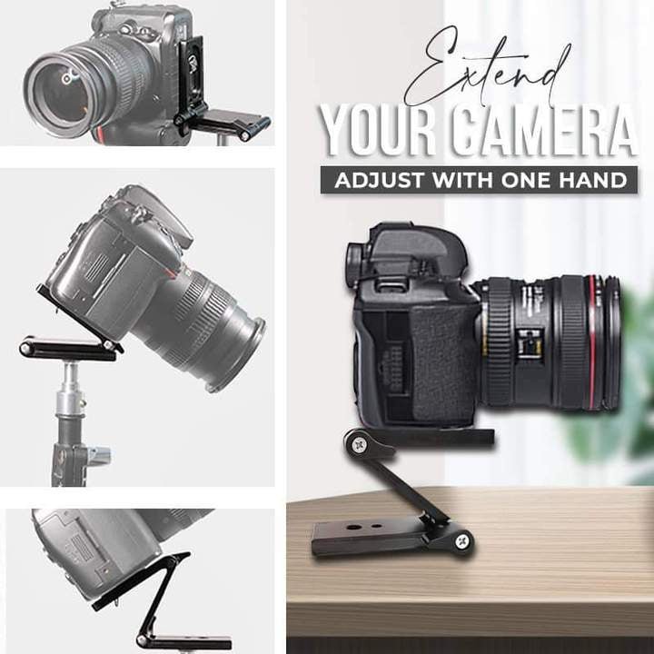 Flexible Camera Tripod - Compact Folding  Bracket Mount Fits Most DSLR Camera