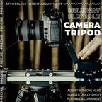 Flexible Camera Tripod - Compact Folding  Bracket Mount Fits Most DSLR Camera