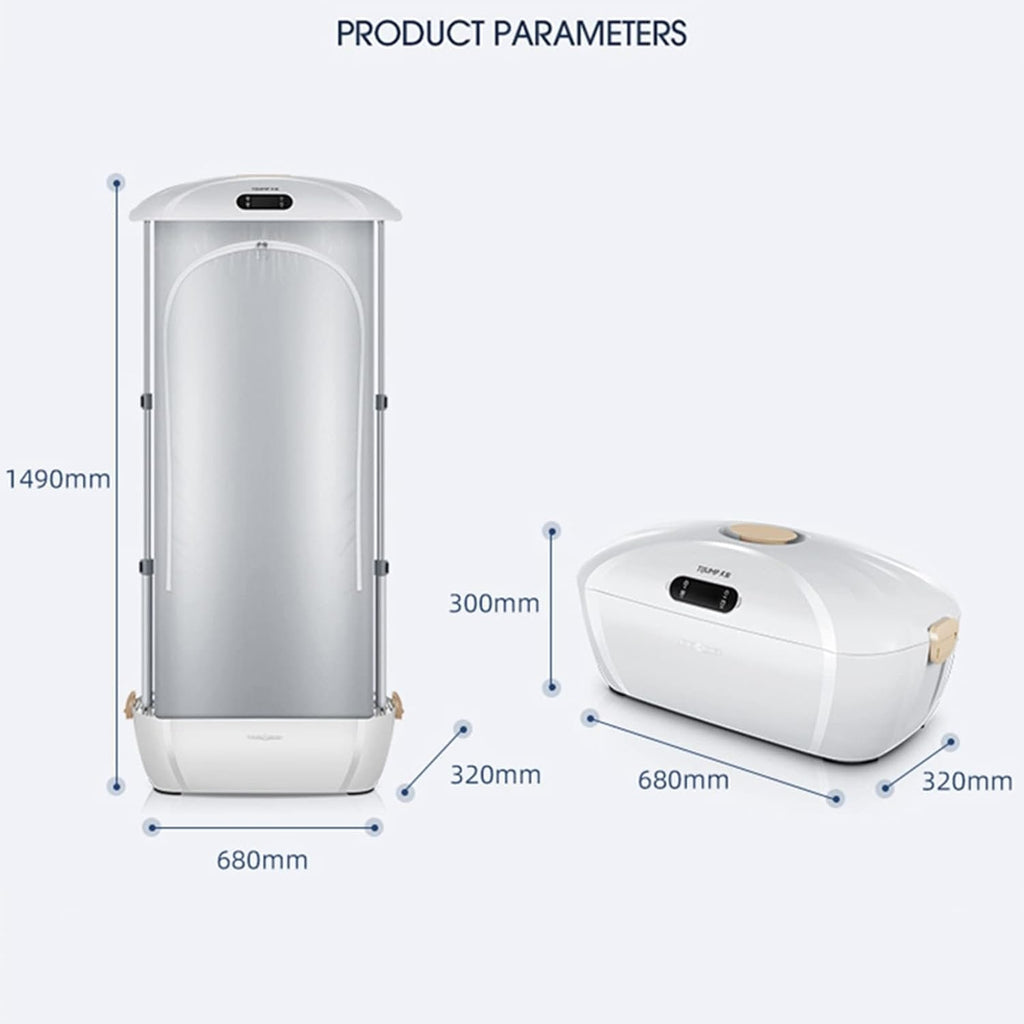 Foldable Electric Clothes Dryer - Electric Clothes Dryer Heated Clothes Airer with Cover