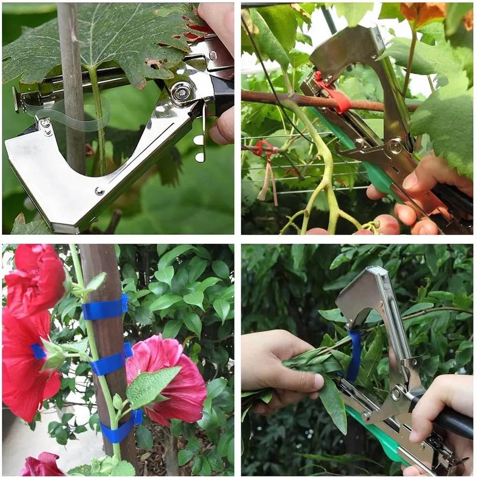 Plant Tying Tool Garden Tapener for Tomatoes, Vines & Vegetable Plants