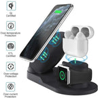 Fast Wireless Charger Dock Stand - 3 in 1  Multi-Function Charging Station