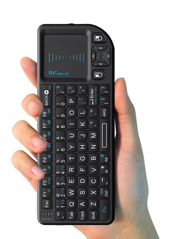 Mini Wireless Keyboard with Touchpad – 2.4GHz Remote Control for Android TV, PC & Laptops