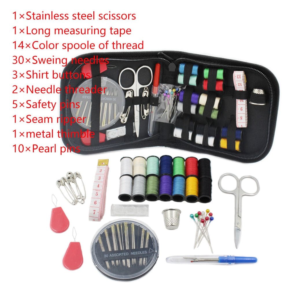 Handheld Mini Electric Sewing Machine - Heavy Duty Machine with 128pcs Sewing Kit