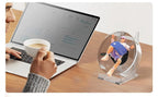 Hologram Desktop Fan Projector – 3D  LED Display for Mesmerizing Videos & Images, Perfect for Shops, Bars, Parties, and Advertising