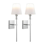 Rechargeable Wireless Wall Light Set (2 Pack) - Battery-Powered Indoor & Outdoor Lighting for Home, Patio, and Garden