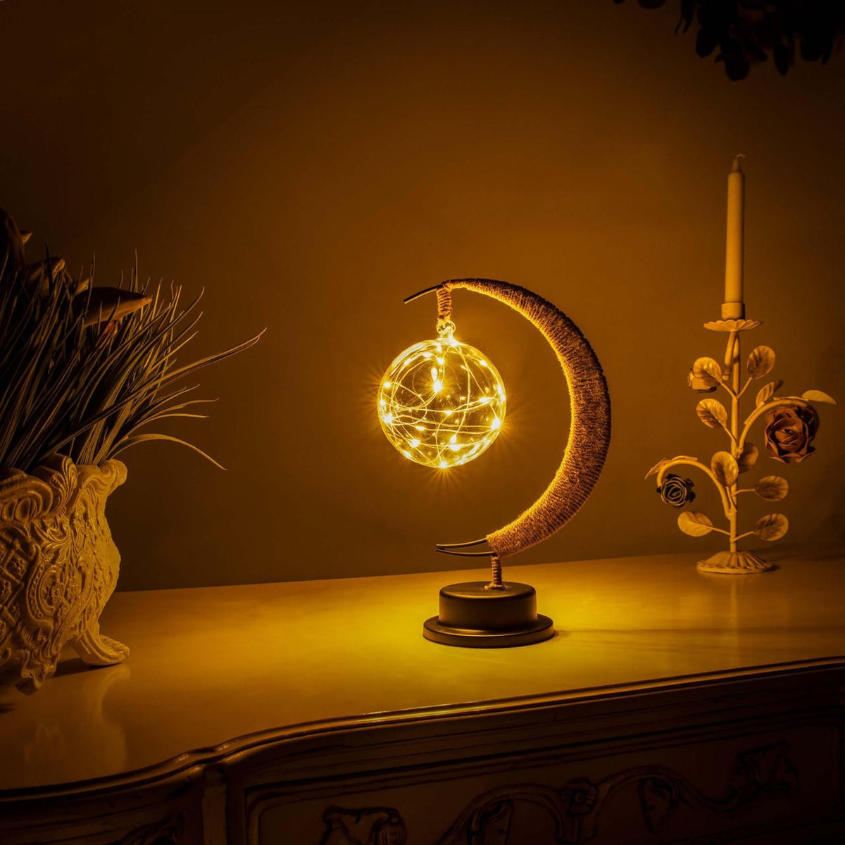 LED Crescent Moon Night Light