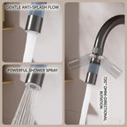 Multi-Angle Swivel Faucet Filter Adapter