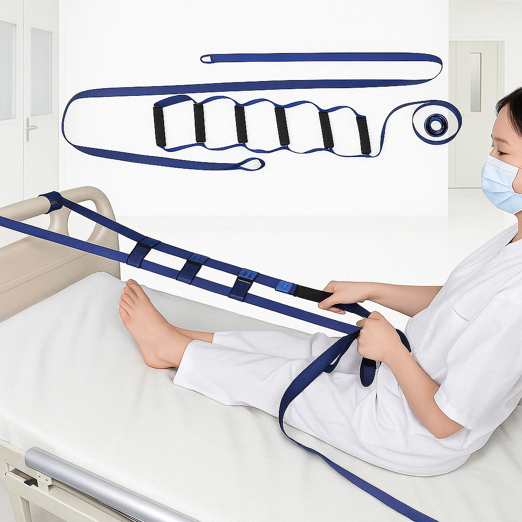 Elderly Bed Sit-Up Aid Rope Mobility Assist Strap