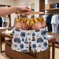 Beach Bum Funny Illusion Swim Trunks