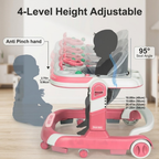 Littlemiles Foldable 5-in-1 Baby Activity Learning Walker