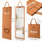 Calm Reflection Portable Full Length Standing Mirror