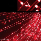 17-Meter String of 100 Led Solar-Powered Fairy Lights