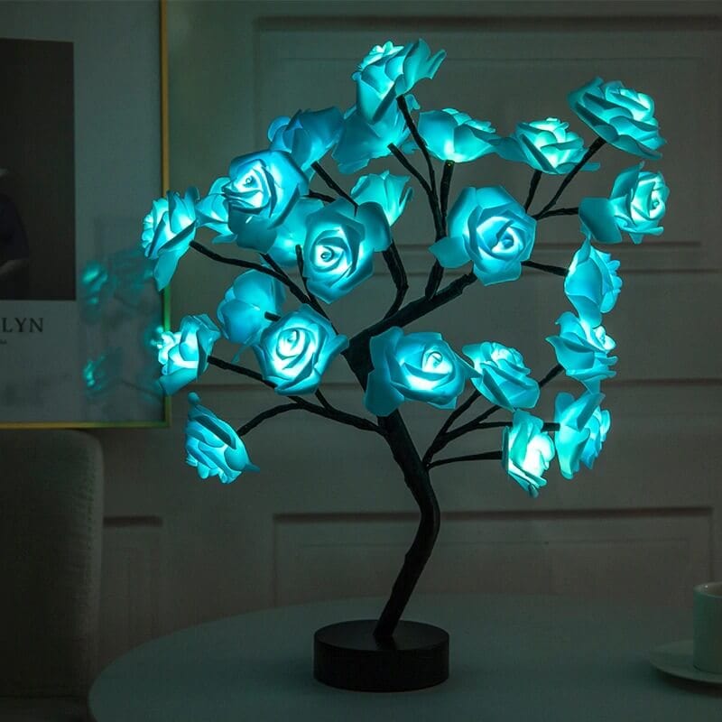 Charming LED Rose Tree Light