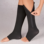 Zippered Compression Socks Support Stockings 20-30 mmHg