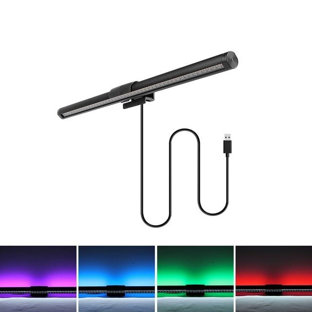 LED Monitor Lamp - No Screen Glare Monitor Lamp with USB Powered for Home and Office