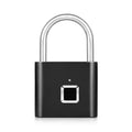 Smart Rechargeable Fingerprint Padlock - Keyless Biometric, Padlock for Gym, Luggage Bags, Locker and Storage