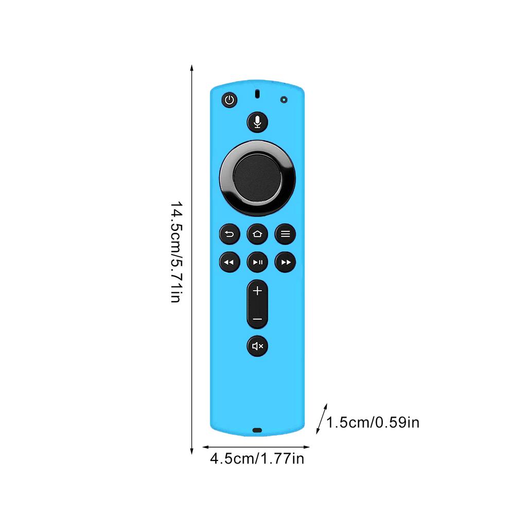 Luminous Remote Cover - Silicone Sleeve Protective Cover for Fire TV Stick 4K, 5.9 Inch