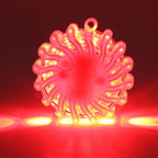 Magnetic LED Emergency Safety Flare - Road Safety Flashing Red Warning Lamp for Boat & Vehicles