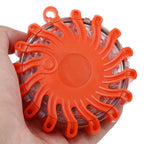 Magnetic LED Emergency Safety Flare - Road Safety Flashing Red Warning Lamp for Boat & Vehicles