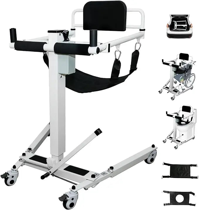 5-in-1 Foldable Patient Lift Mobility Chair