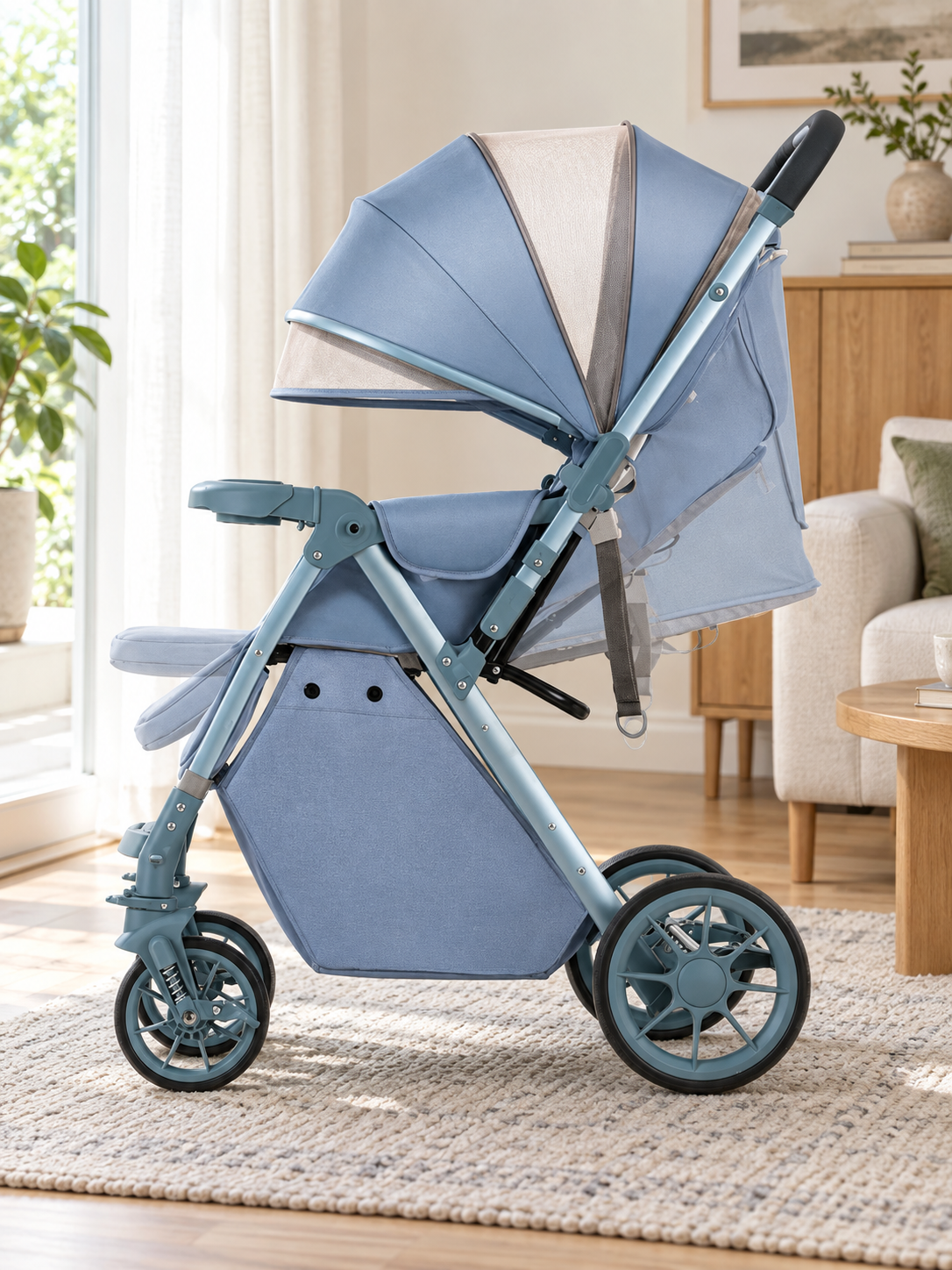 Meadow Ride Reversible Folding Baby Stroller