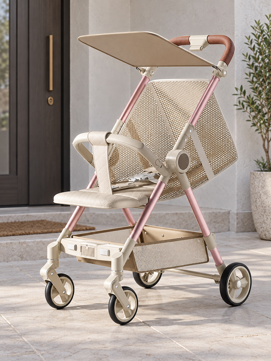 Melody Ride Folding Baby Stroller with Music and Lights