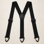 Men's Belt Loop Suspenders - Adjustable Hook Suspenders with 1.5 Inch Straps