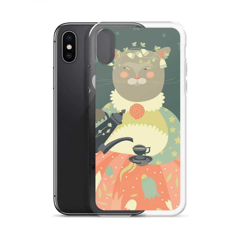 Cute Cat Lady iPhone Case