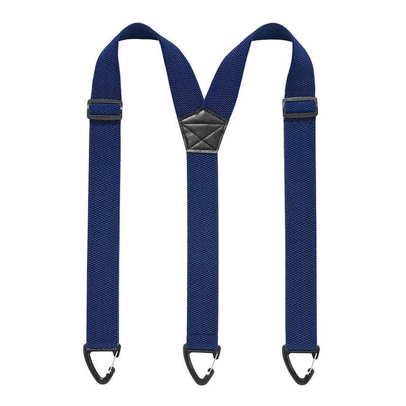 Men's Belt Loop Suspenders - Adjustable Hook Suspenders with 1.5 Inch Straps
