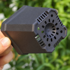 10-Pack Small Square Nursery Pots with Drainage Holes