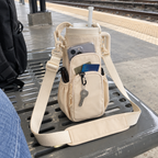 On the Go Insulated Water Bottle Carrier Sling Bag