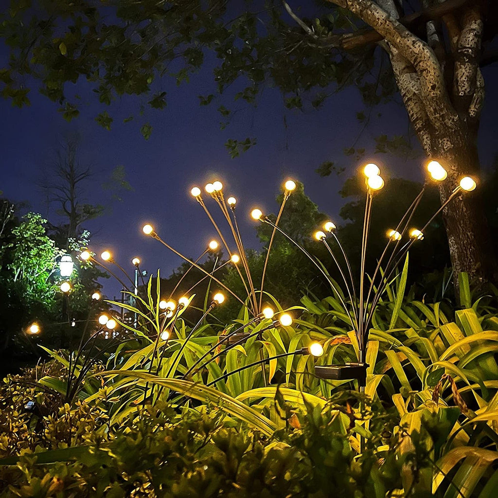 4-Pack Solar Firefly Garden Lights – IP65 Outdoor Lights